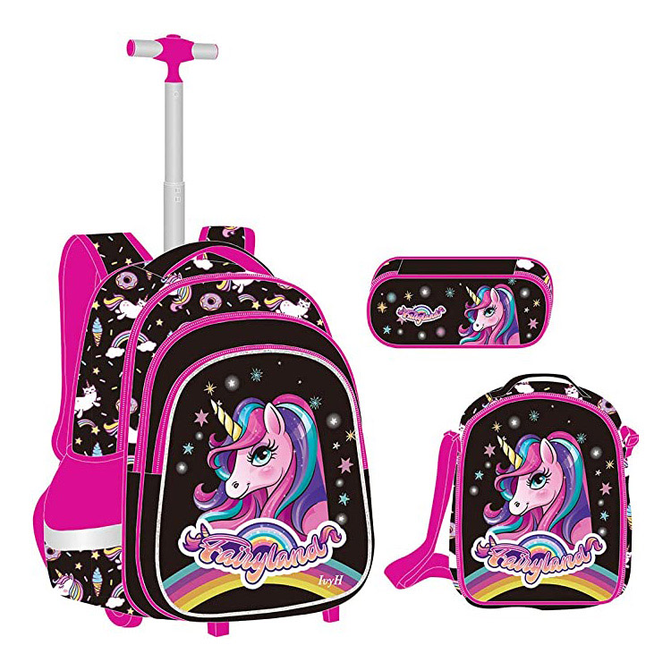 Kaunggulan tina Compact Kids Rolling Bagasi?