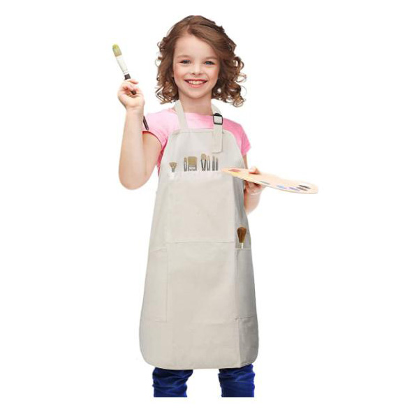 Kids Apron kalawan Panel Sisi